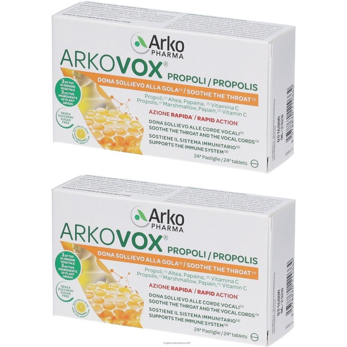 Cerca Offerte di arkovox® propoli pastiglie gusto miele limone 2x48 g compresse e acquista online