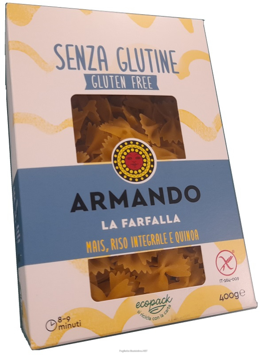 Cerca Offerte di armando la farfalla mais riso integrale e quinoa 400 g e acquista online