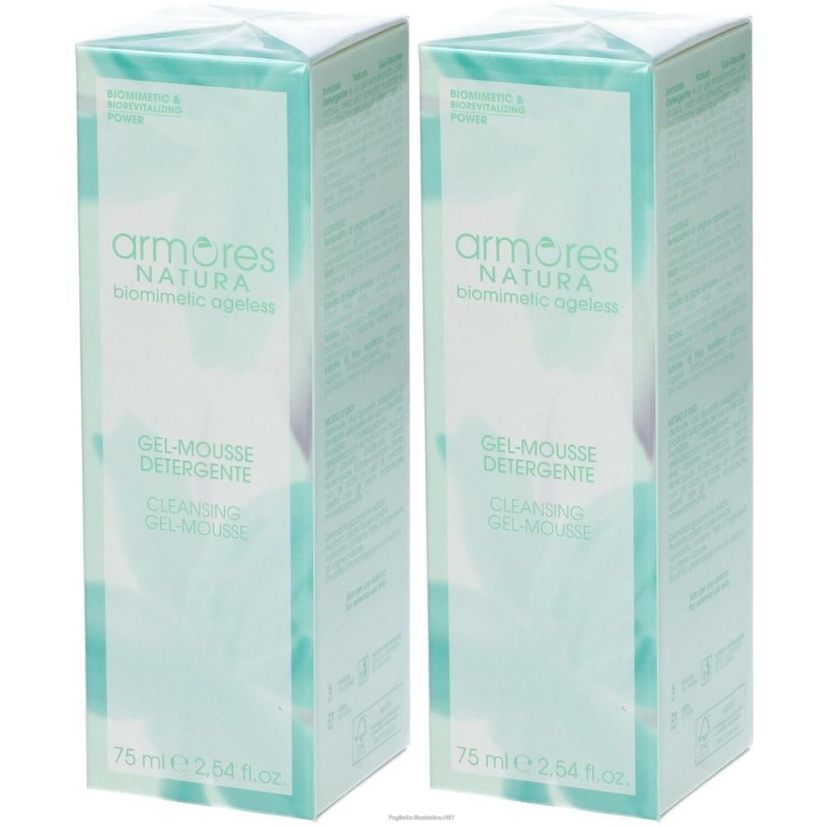 Cerca Offerte di armores natura biomimetic ageless gel-mousse detergente 2x75 ml gel e acquista online