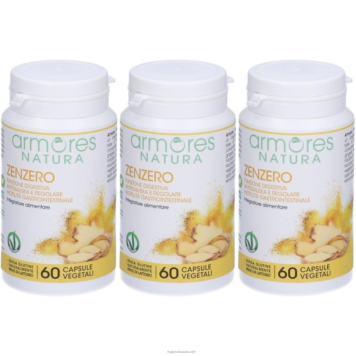 Cerca Offerte di armores natura zenzero 3x36,5 g capsule e acquista online