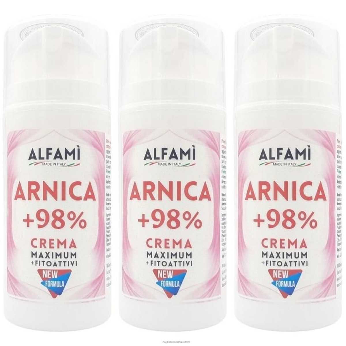 Cerca Offerte di arnica +98% crema 100 ml alfami 3x100 ml e acquista online