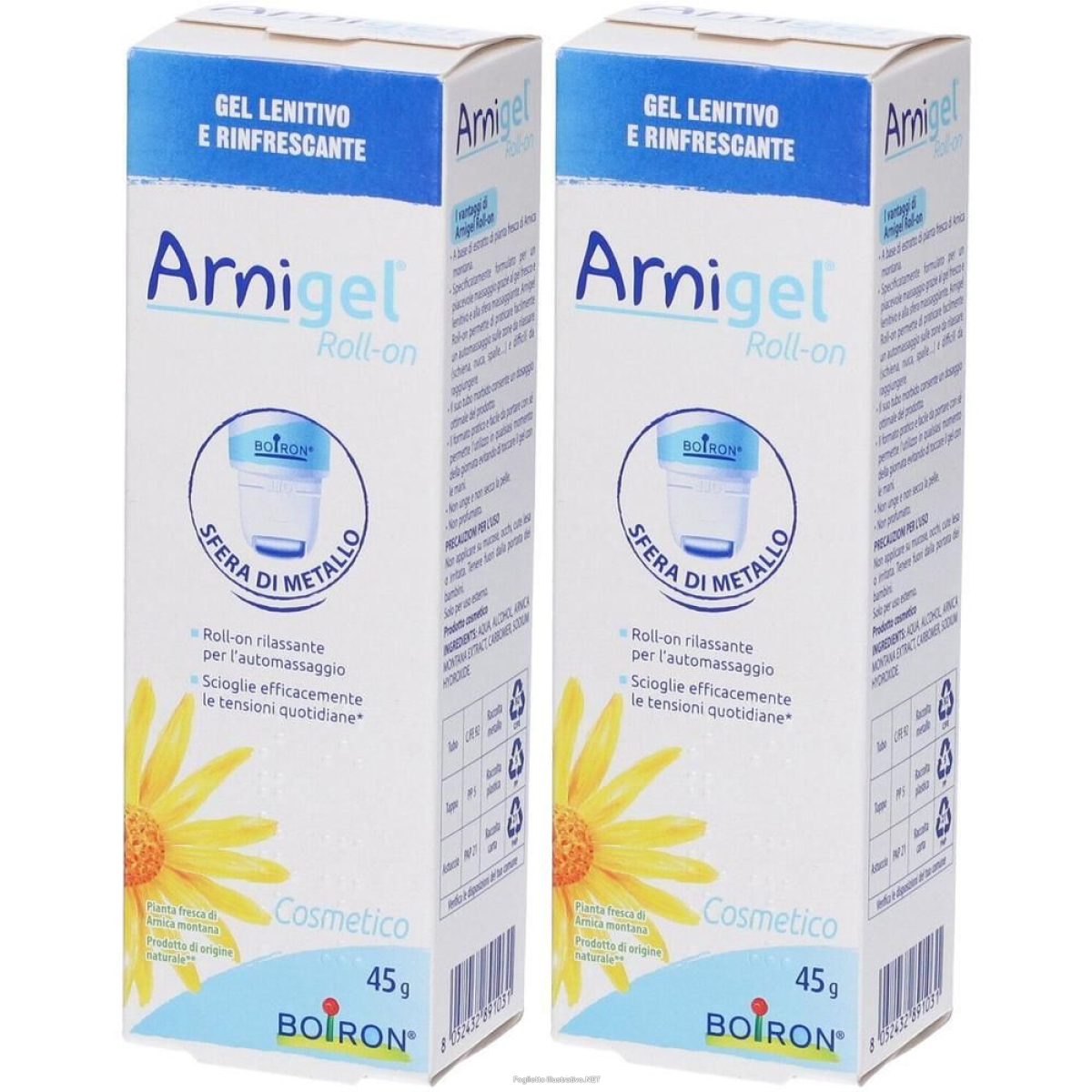 Cerca Offerte di arnigel roll-on gel lenitivo rinfrescante 2x45 g e acquista online