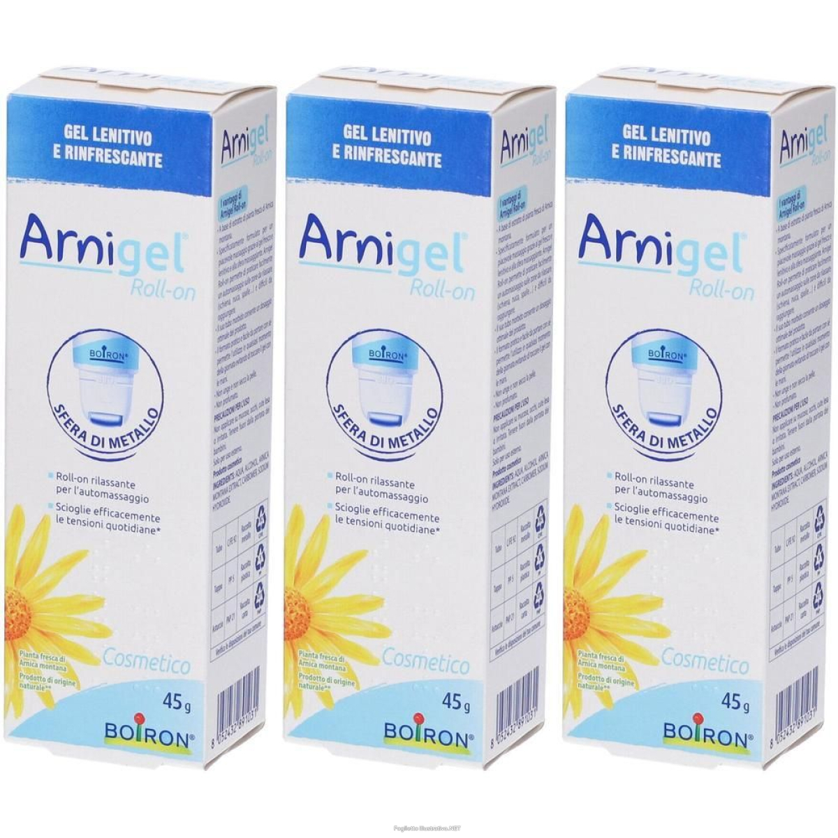 Cerca Offerte di arnigel roll-on gel lenitivo rinfrescante 3x45 g e acquista online