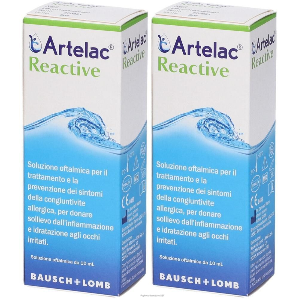 Cerca Offerte di artelac reactive soluzione oftalmica multidose flacone 2x10 ml gocce o e acquista online