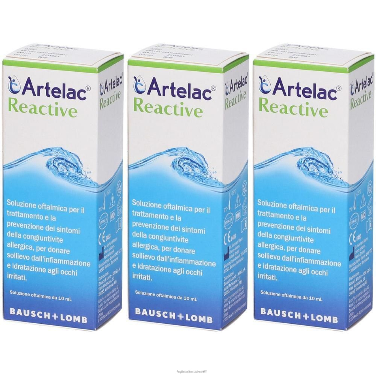 Cerca Offerte di artelac reactive soluzione oftalmica multidose flacone 3x10 ml gocce o e acquista online