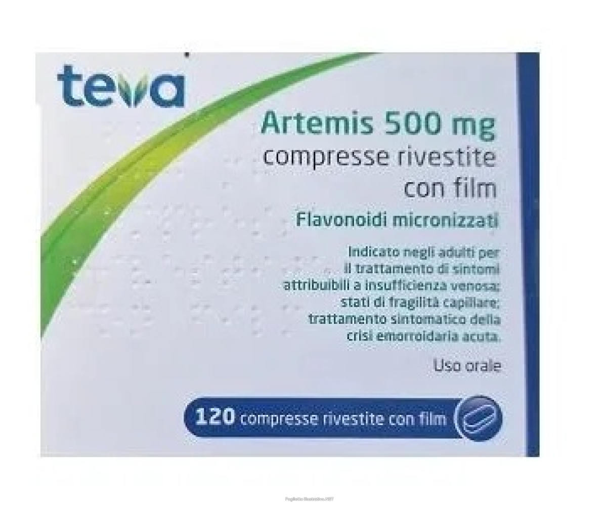 Cerca Offerte di artemis 500 mg compresse rivestite con film 120 compresse in blister e acquista online