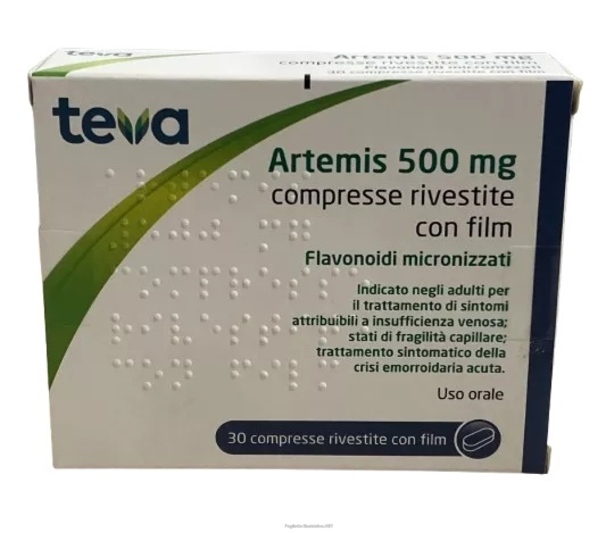 Cerca Offerte di artemis 500 mg compresse rivestite con film 30 compresse in blister e acquista online