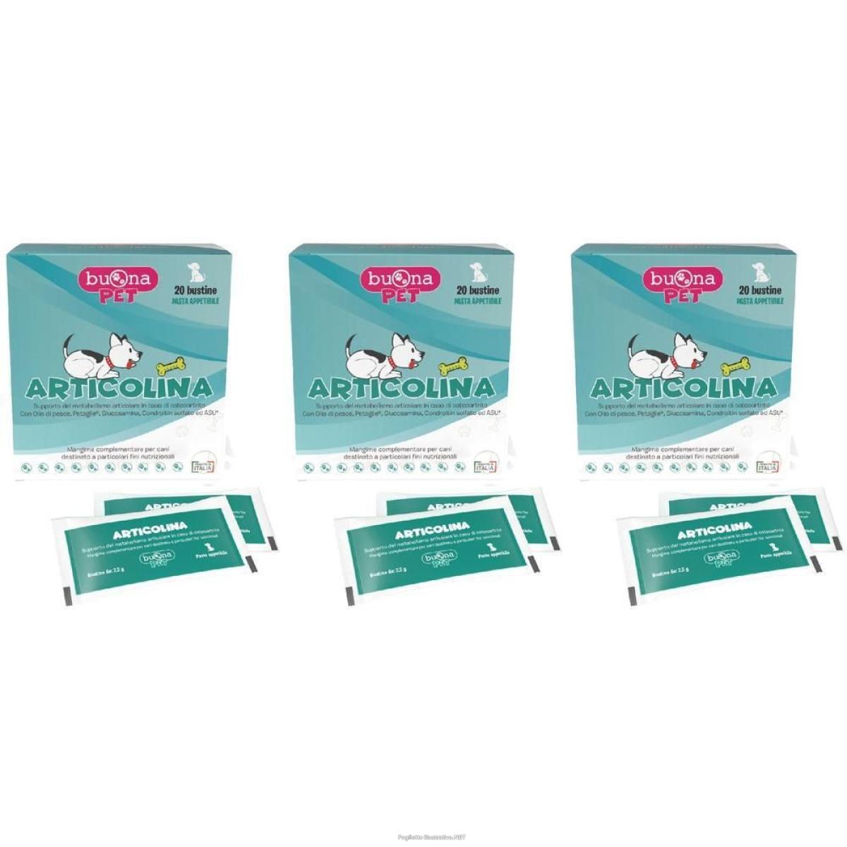 Cerca Offerte di articolina 20 bustine buona pet 3x20 pz bustina e acquista online