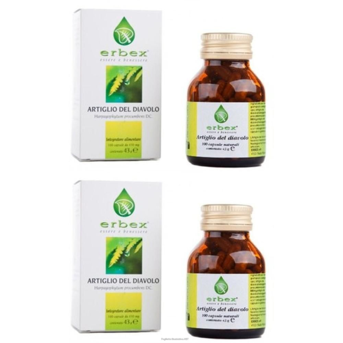 Cerca Offerte di artiglio diavolo 100 capsule 430mg 2x43 g e acquista online