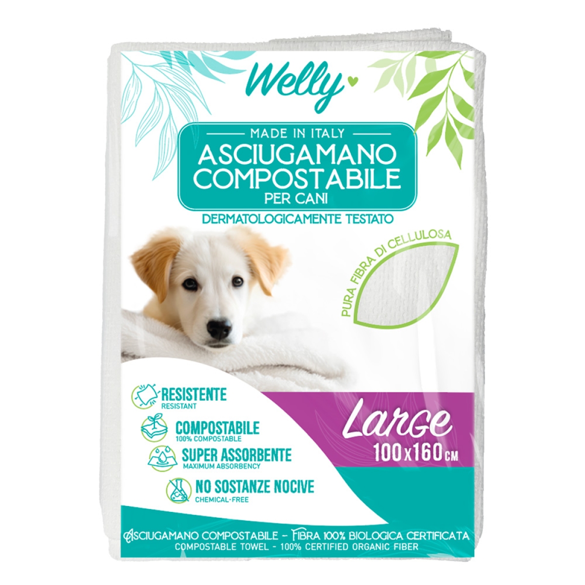Cerca Offerte di Asciugamano compostabile per cani - 3 asciugamani large 100 x 160 cm e acquista online