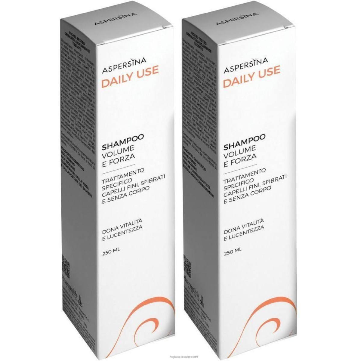 Cerca Offerte di aspersina daily use shampoo volume e forza 2x250 ml e acquista online