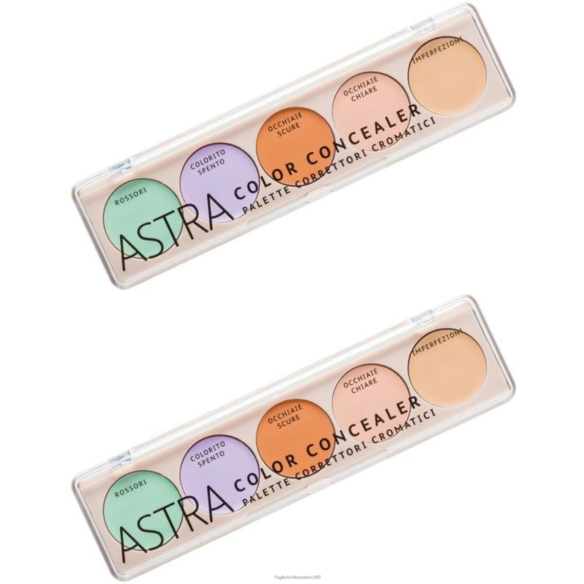 Cerca Offerte di astra make-up color concealer - palette viso correttori cromatici 2x6, e acquista online
