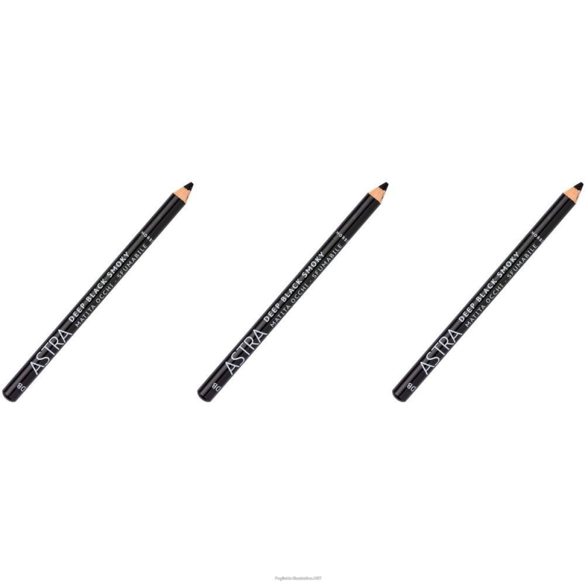 Cerca Offerte di astra make-up deep black smoky - matita occhi nera sfumabile 3x1 st e acquista online