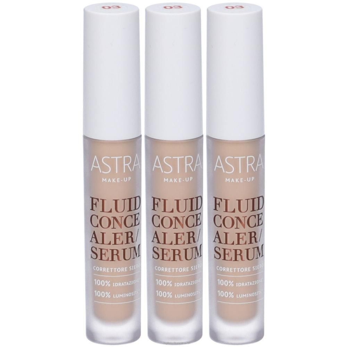 Cerca Offerte di astra make-up fluid concealer serum correttore tonalita' 03 mid 4,5 ml e acquista online