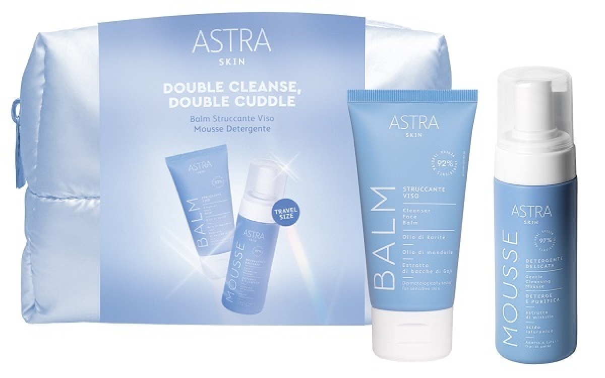 Cerca Offerte di Astra make-up pochette double clens / double cuddle e acquista online