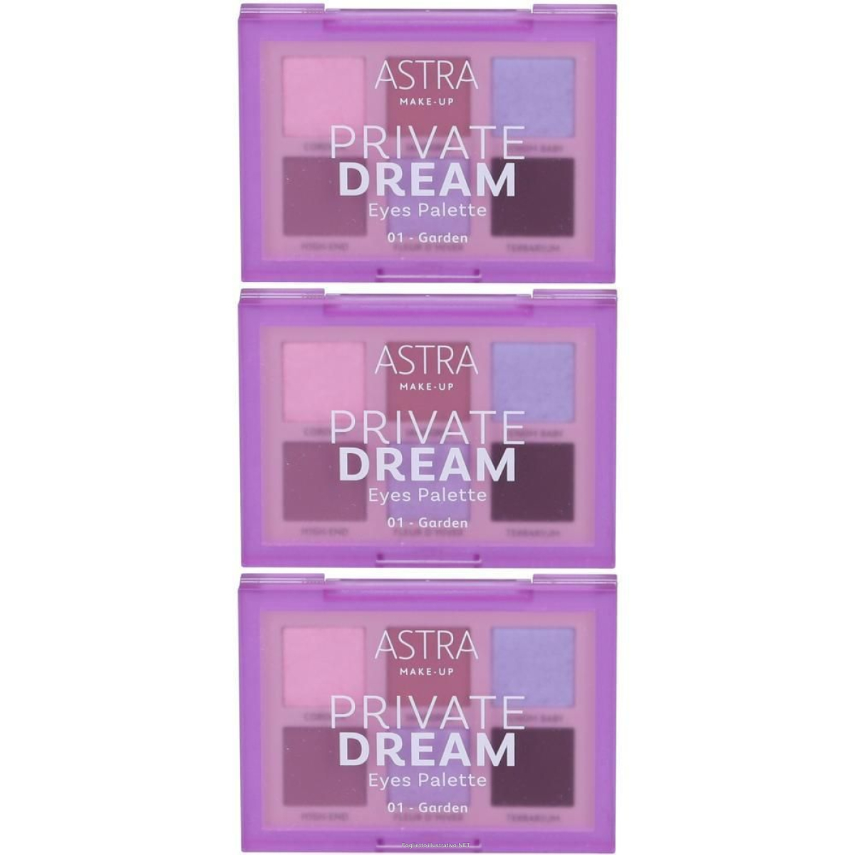 Cerca Offerte di astra make-up private dream eyes palette tonalità 01 garden 3x1 st e acquista online