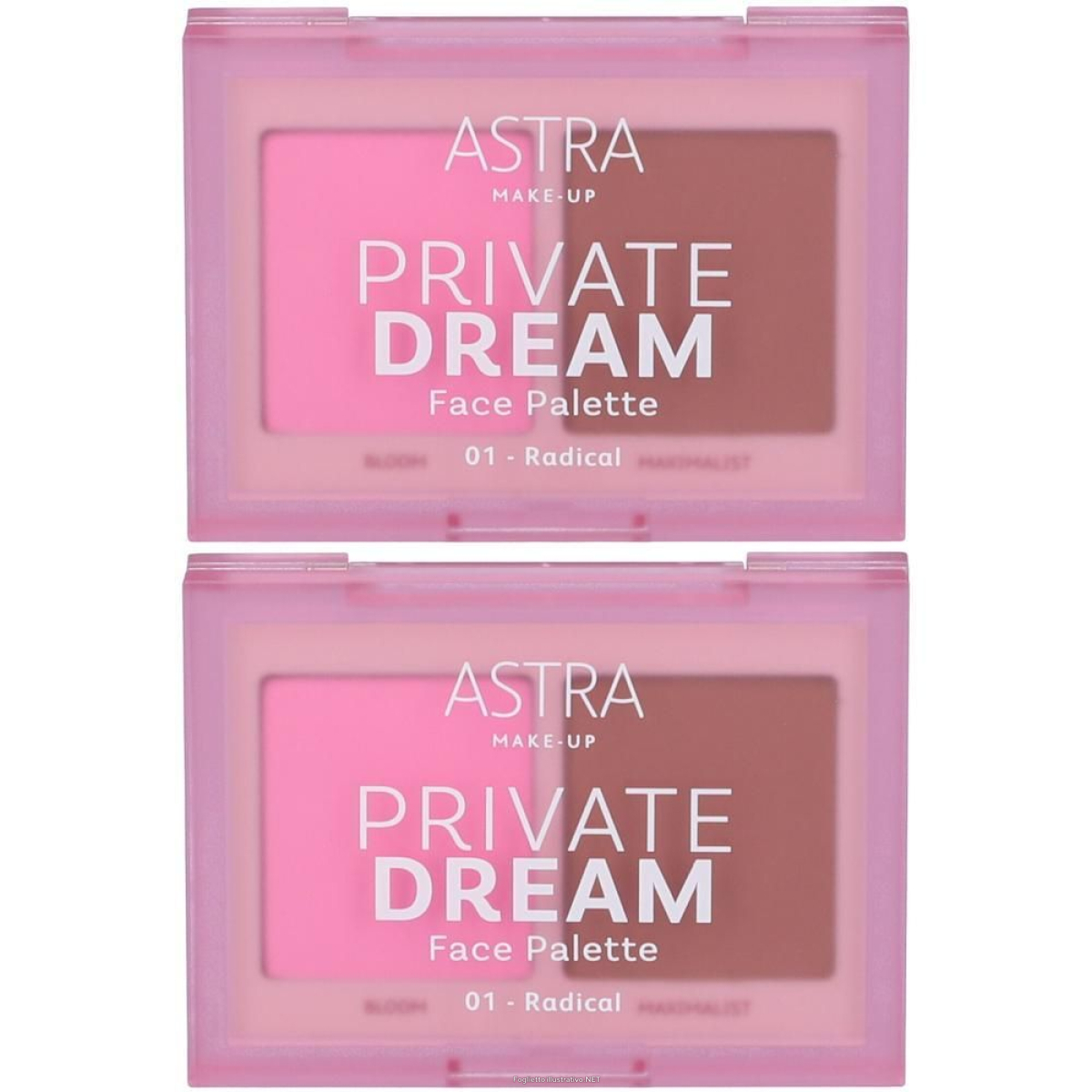 Cerca Offerte di astra make-up private dream face palette blush + bronzer tonalità 01 r e acquista online