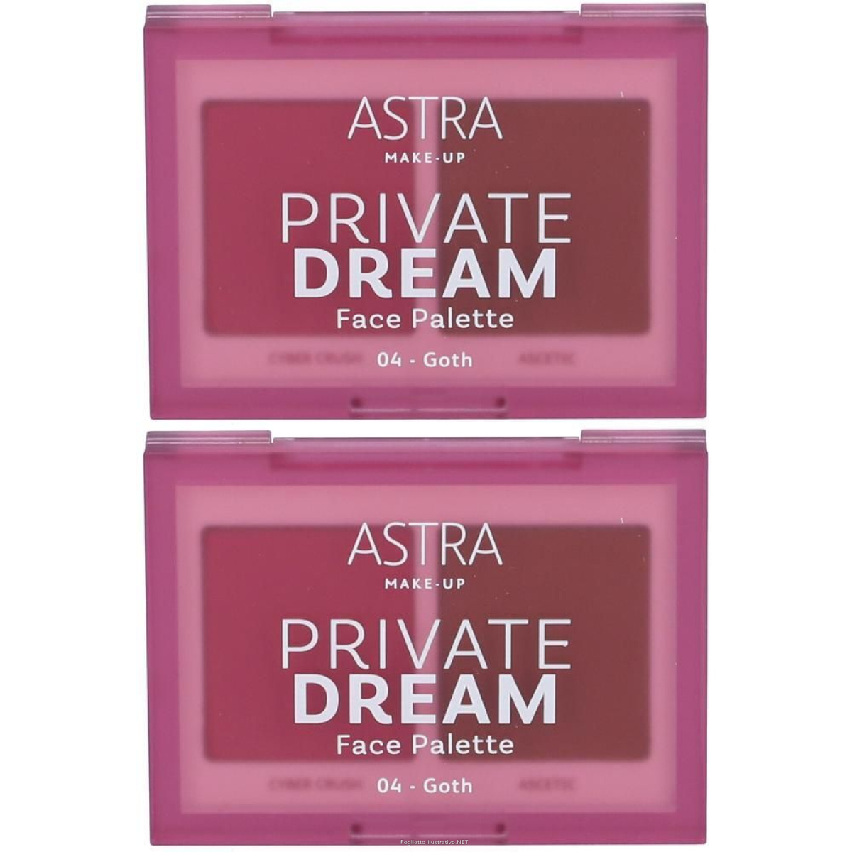 Cerca Offerte di astra make-up private dream face palette blush + bronzer tonalità 04 g e acquista online