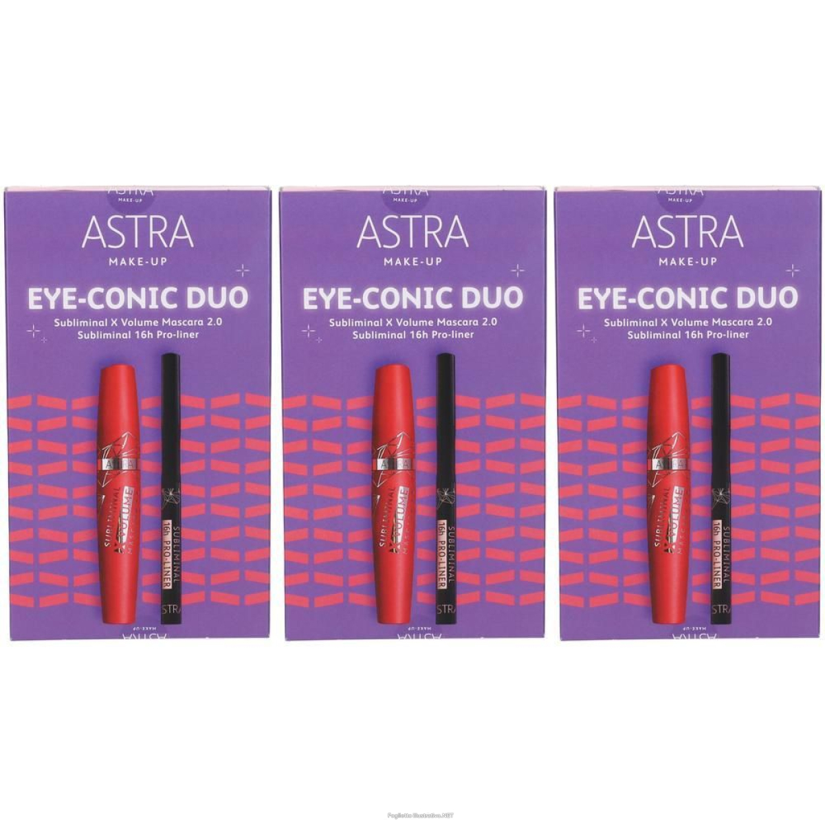 Cerca Offerte di astra makeup kit regalo eye conic duo combo occhi matita + mascara 3x1 e acquista online