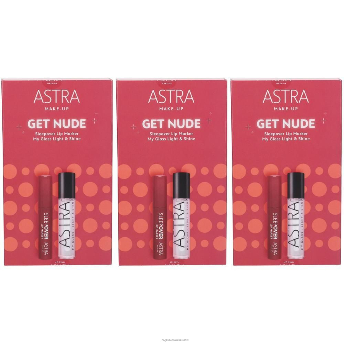 Cerca Offerte di astra makeup kit regalo get nude labbra lip marker + gloss 3x1 st e acquista online