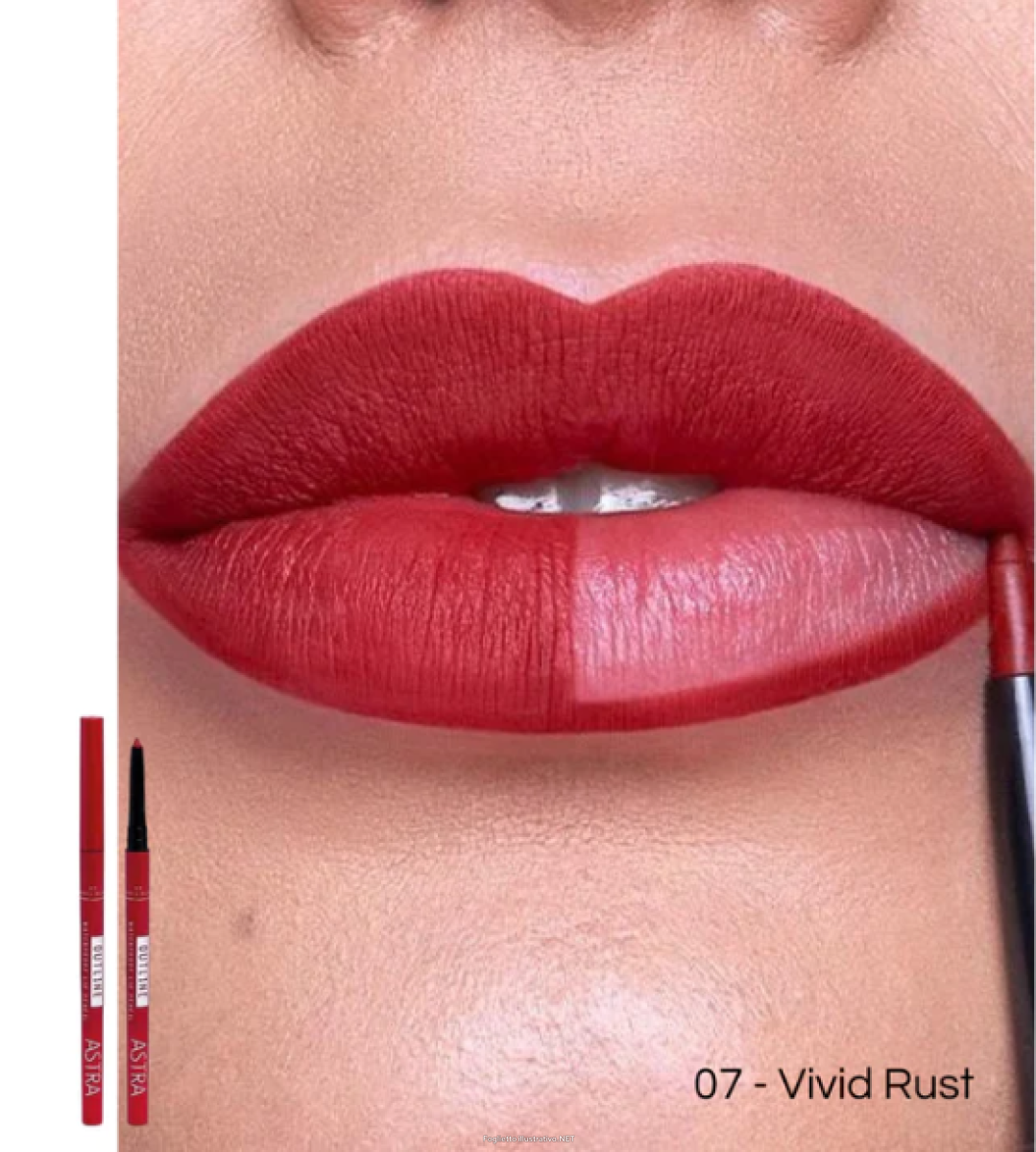 Cerca Offerte di astra - outline waterproof lip pencil - matita labbra n. 07 vivid rust e acquista online