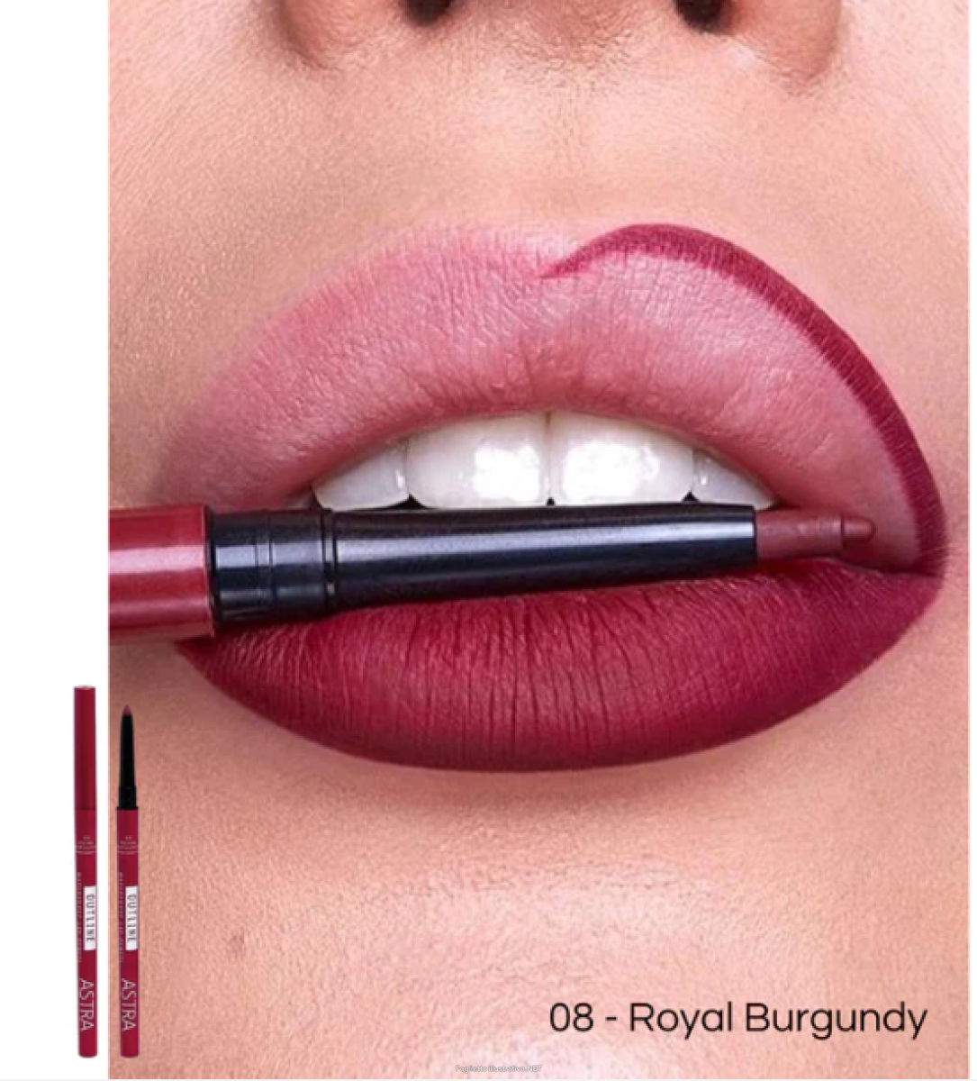 Cerca Offerte di astra - outline waterproof lip pencil - matita labbra n. 08 royal burgundy e acquista online