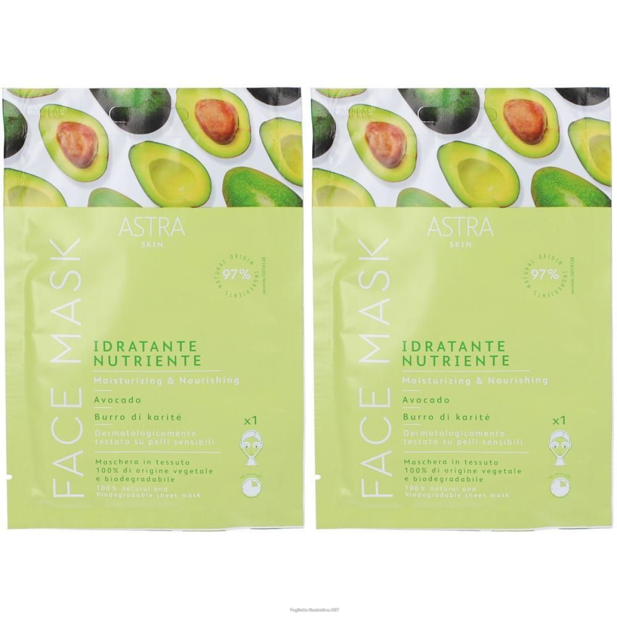 Cerca Offerte di astra skin face mask idratante nutriente 2x1 st e acquista online