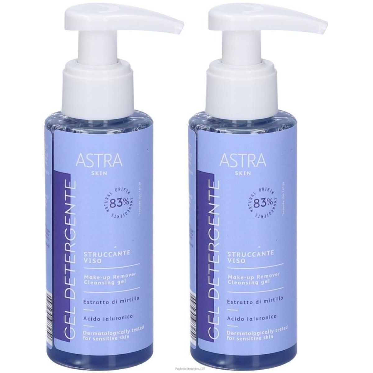 Cerca Offerte di astra skin gel detergente struccante viso 2x100 ml e acquista online