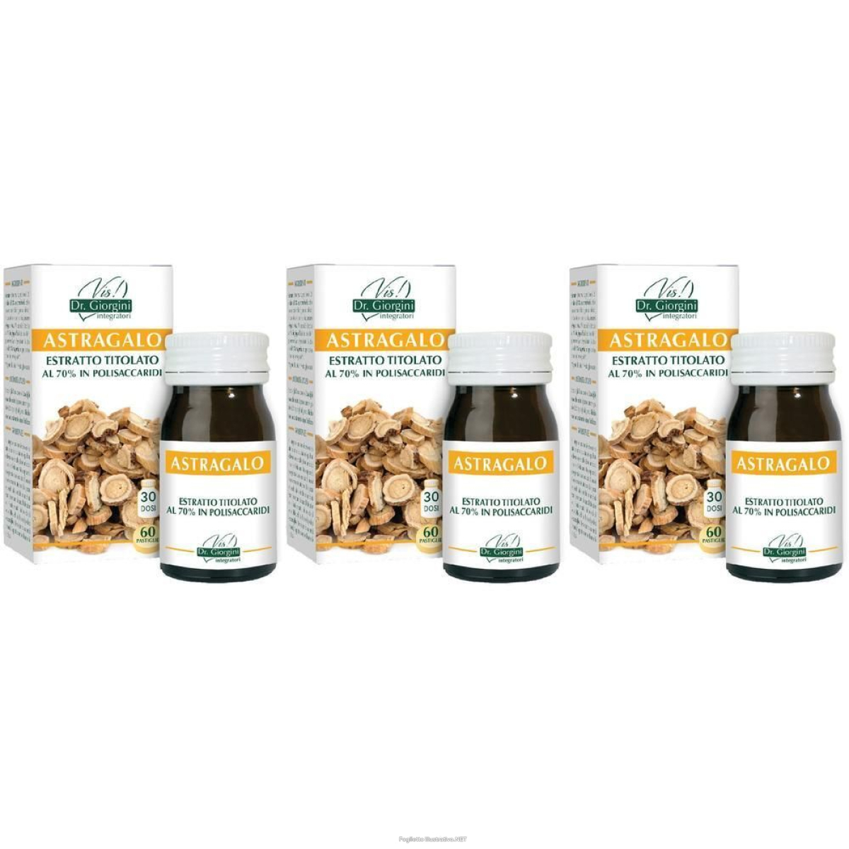 Cerca Offerte di astragalo estratto titolato 60 pastiglie 3x60 pz e acquista online