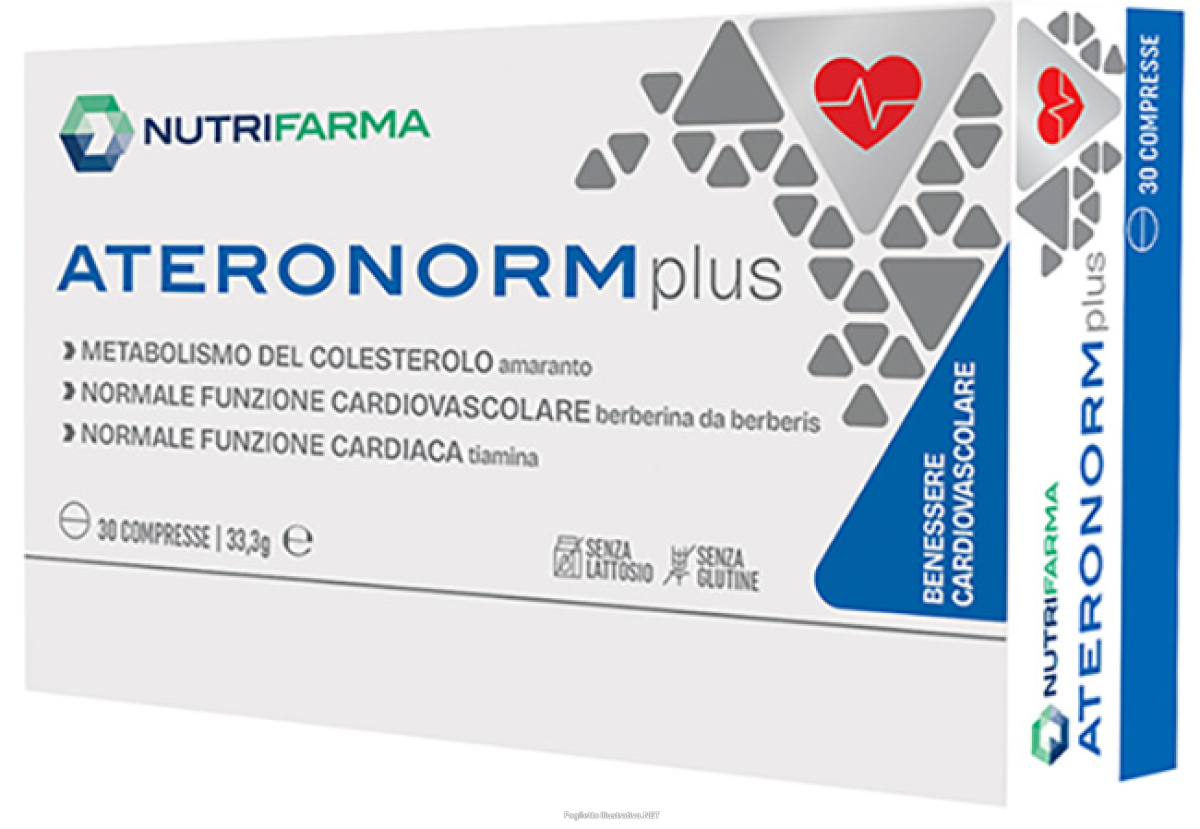 Cerca Offerte di ateronorm plus integratore per il metabolismo del colesterolo e la funzione cardiaca 30 compresse e acquista online