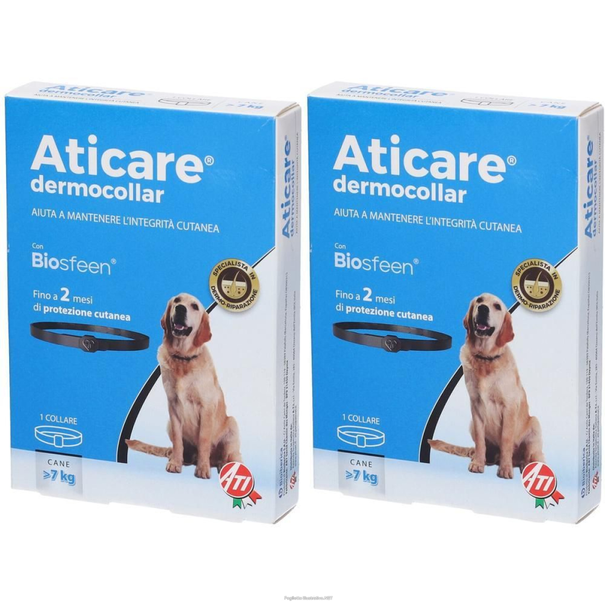 Cerca Offerte di aticare dermocollar cani con peso superiore a 7 kg 2x1 st e acquista online