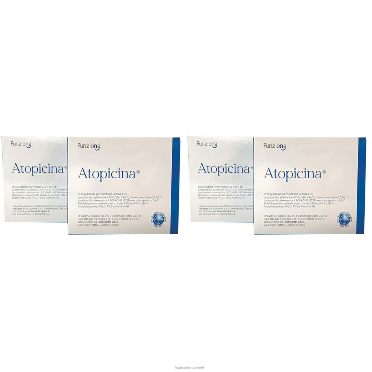 Cerca Offerte di atopicina 14 bustine set da 2 2x36,4 g capsule e acquista online