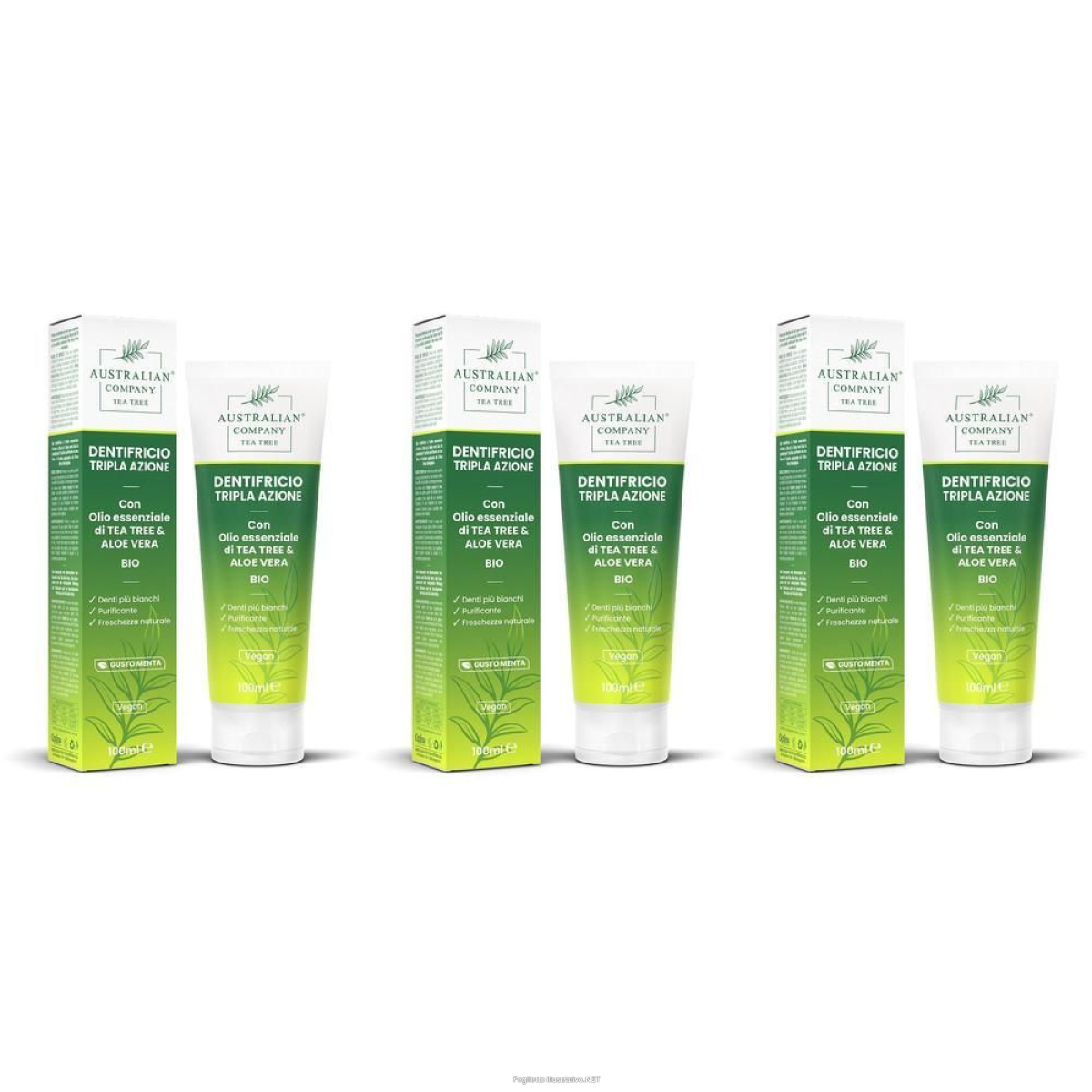 Cerca Offerte di australian company dentifricio tripla azione 3x100 ml e acquista online