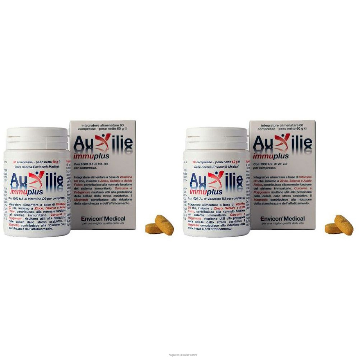 Cerca Offerte di auxilie immuplus compresse set da 2 2x30 pz e acquista online
