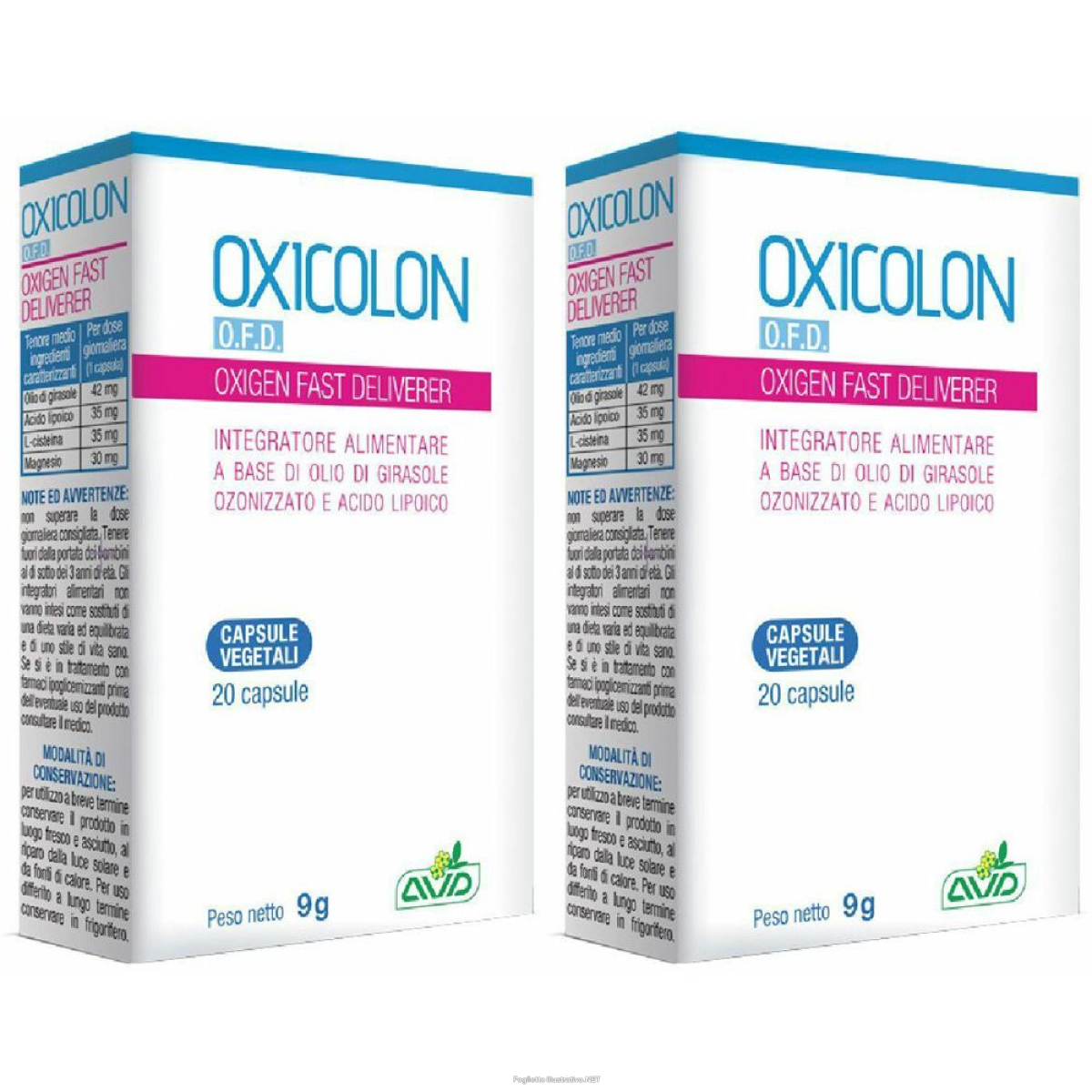 Cerca Offerte di avd oxicolon o.f.d. set da 2 2x9 g capsule e acquista online