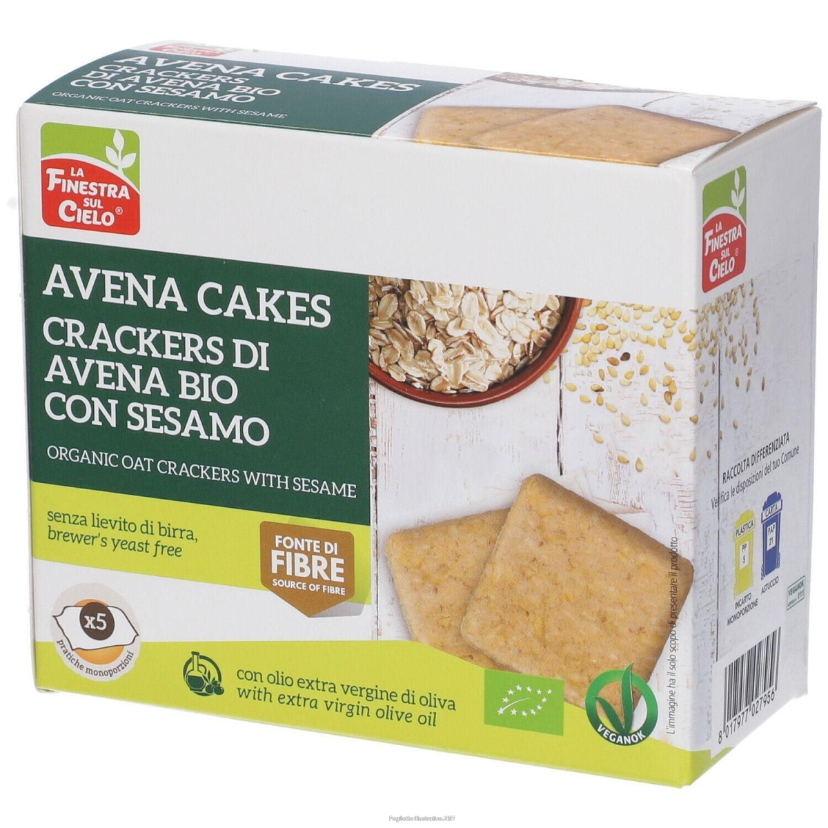 Cerca Offerte di avenacakes crackers di avena con sesamo bio vegan senza lievito bir e acquista online