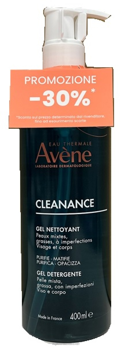 Cerca Offerte di avene cleanance gel detergente per pelle grassa e acneica 400 ml e acquista online