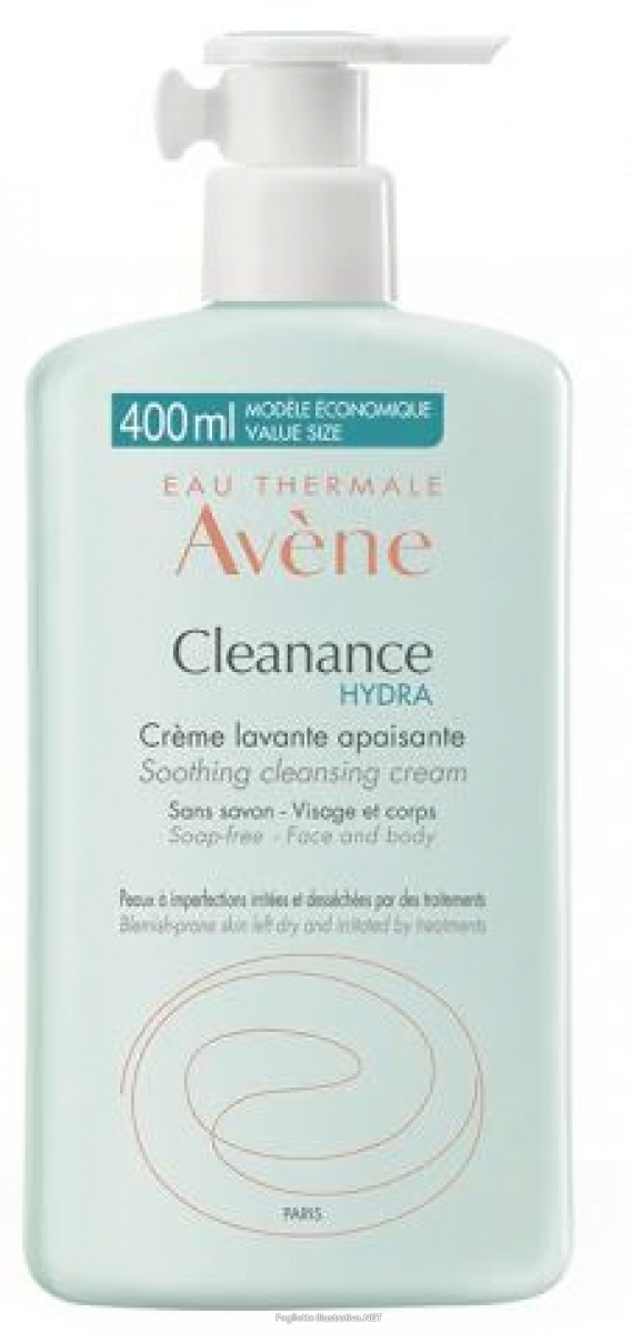 Avène Cleanance Hydra Crema Detergente Lenitiva Viso 400 ml