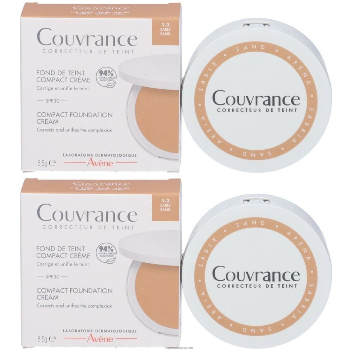 Cerca Offerte di avène couvrance fondotinta compatto in crema tonalitá 1.2 sabbia 2x1 s e acquista online