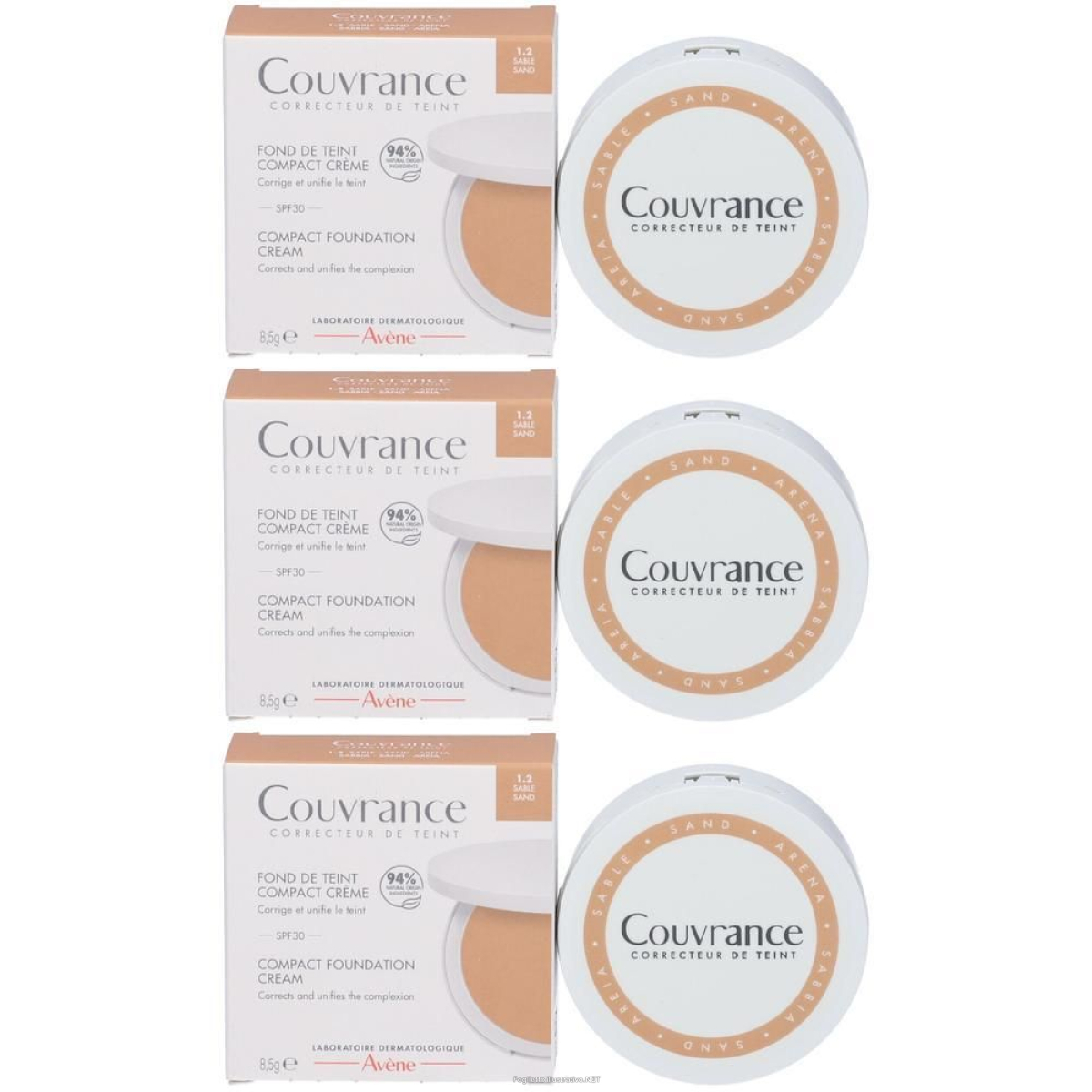 Cerca Offerte di avène couvrance fondotinta compatto in crema tonalitá 1.2 sabbia 3x1 s e acquista online