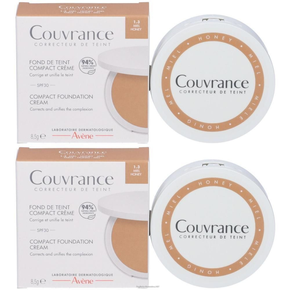Cerca Offerte di avène couvrance fondotinta compatto in crema tonalitá 1.3 miele 2x1 st e acquista online