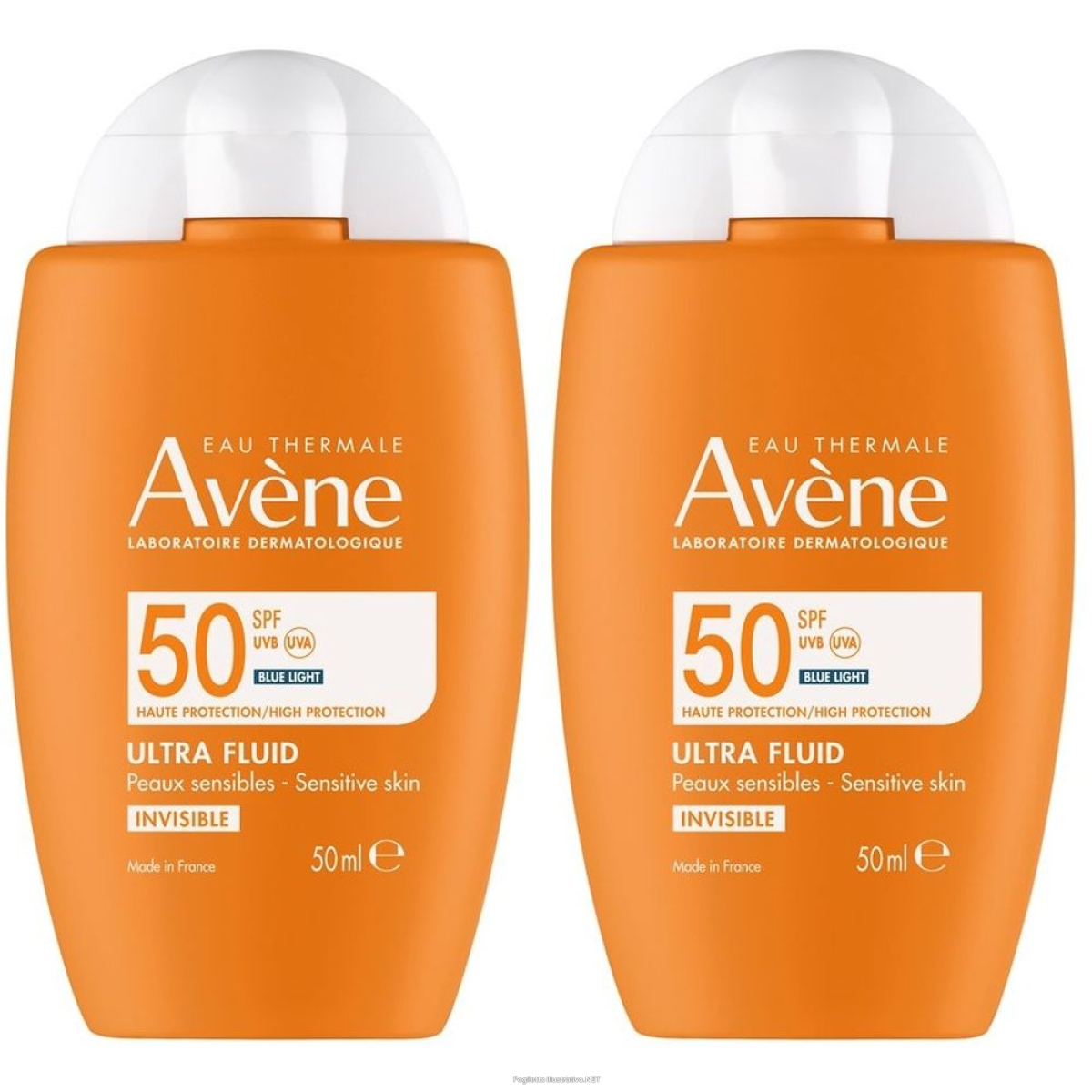 Cerca Offerte di avène eau thermale ultra fluido invisibile spf 50 set da 2 2x50 ml flu e acquista online