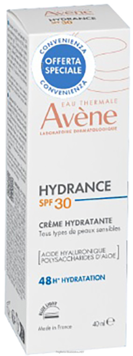 Cerca Offerte di avene hydrance crema spf30 idratante e protettiva per pelle sensibile 40ml special price e acquista online