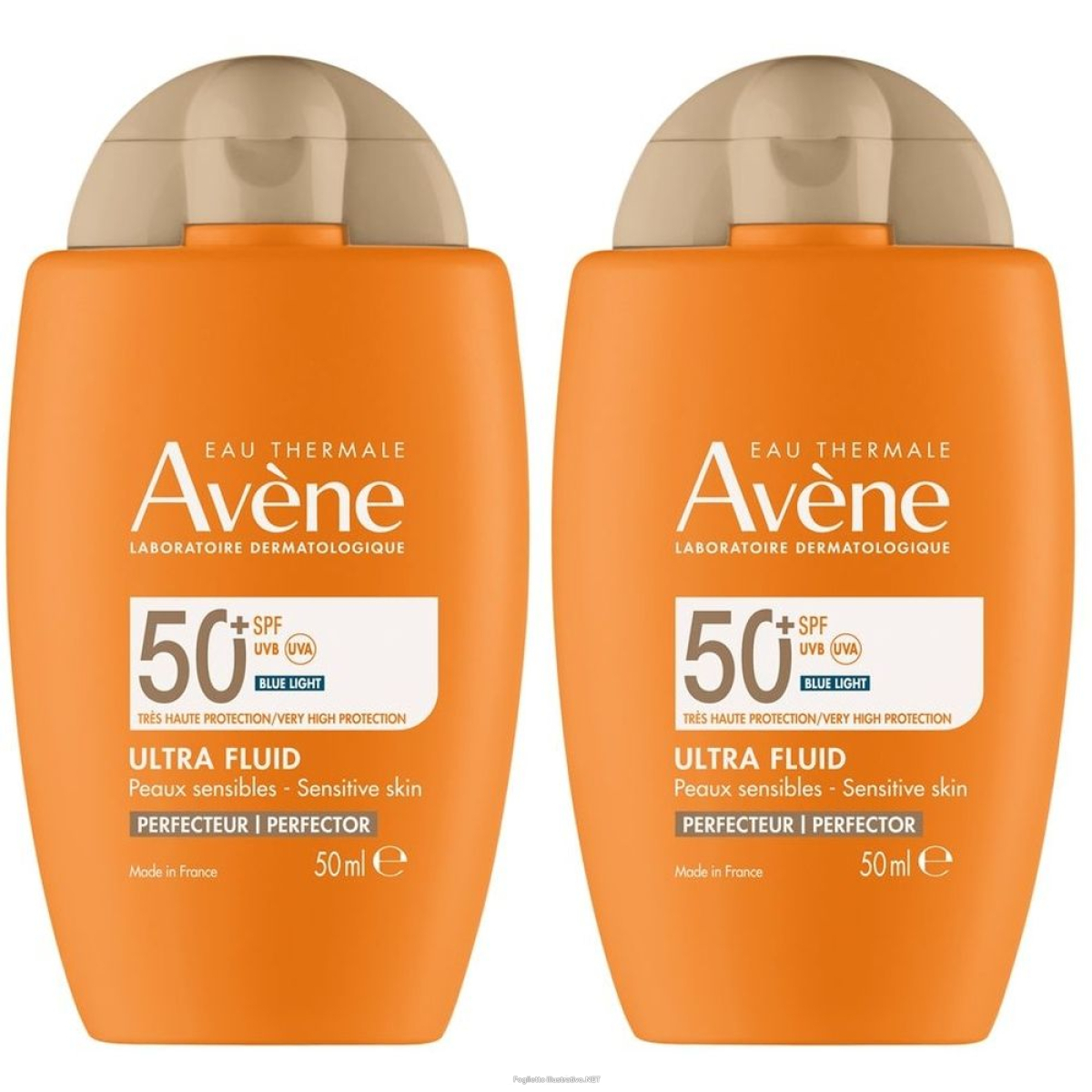 Cerca Offerte di avene ultra fluid fluido solare perfezionatore spf50+ set da 2 2x50 ml e acquista online