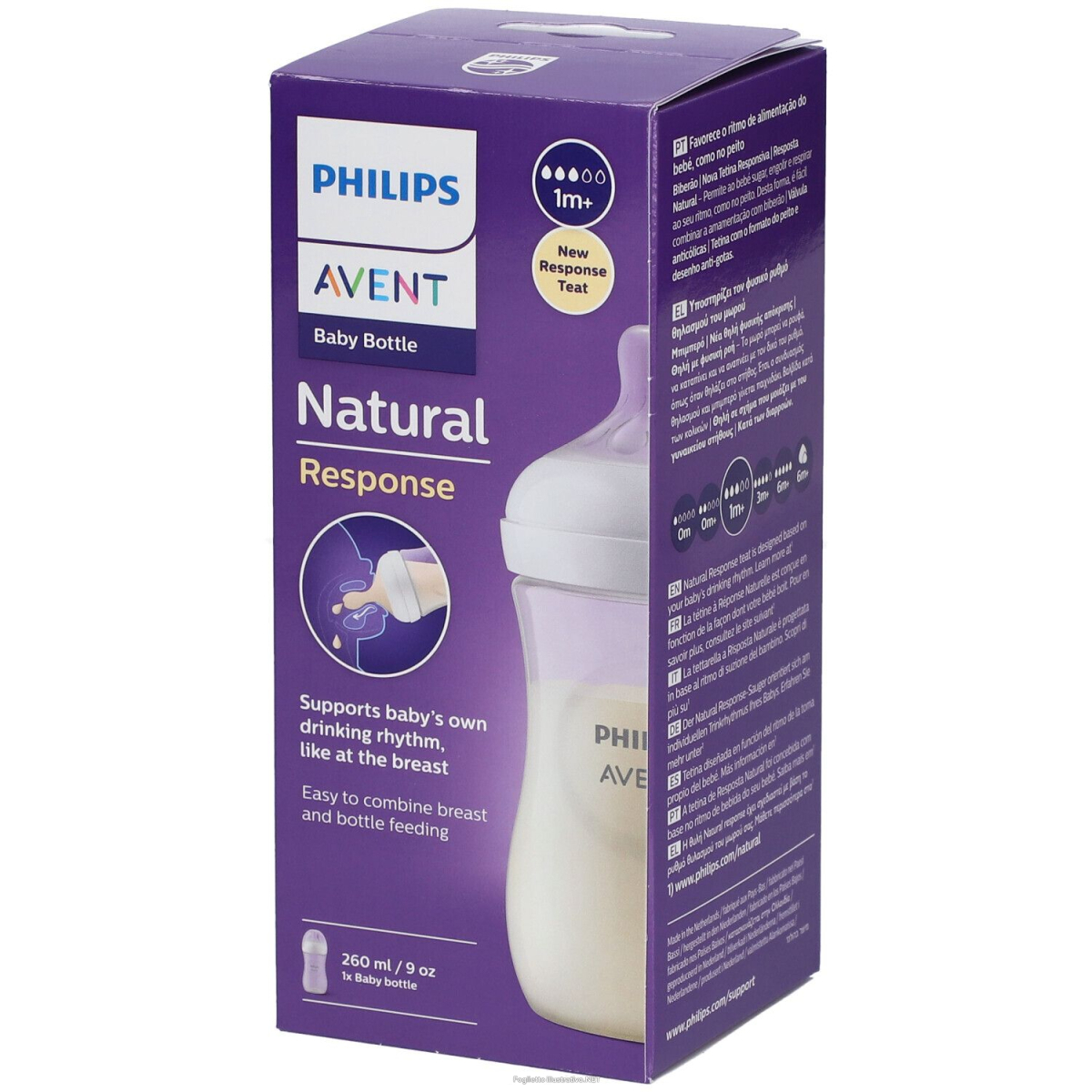 Cerca Offerte di avent biberon natural response da 260ml tettarella flusso 3 1 pz e acquista online