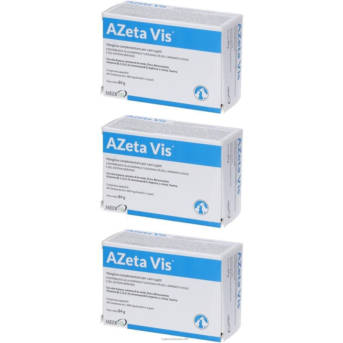 Cerca Offerte di Azeta Vis 60 Compresse Divisibili 3x84 g e acquista online