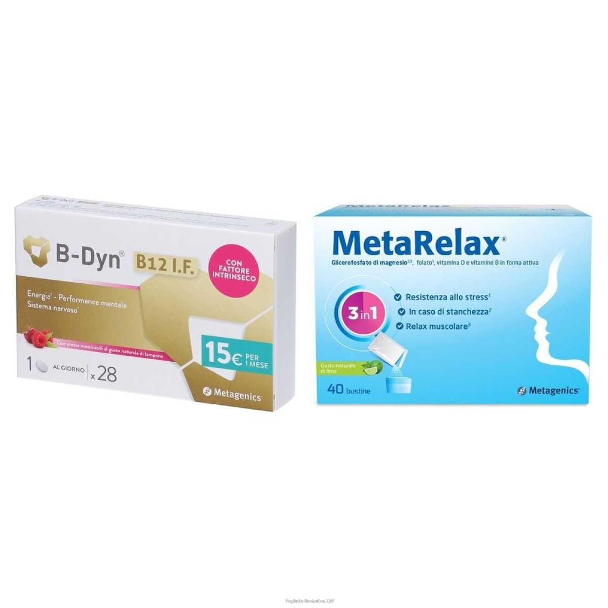Trova Offerte di b-dyn b12 i.f. compresse masticabili + metagenics™ metarelax® bustine e compra online