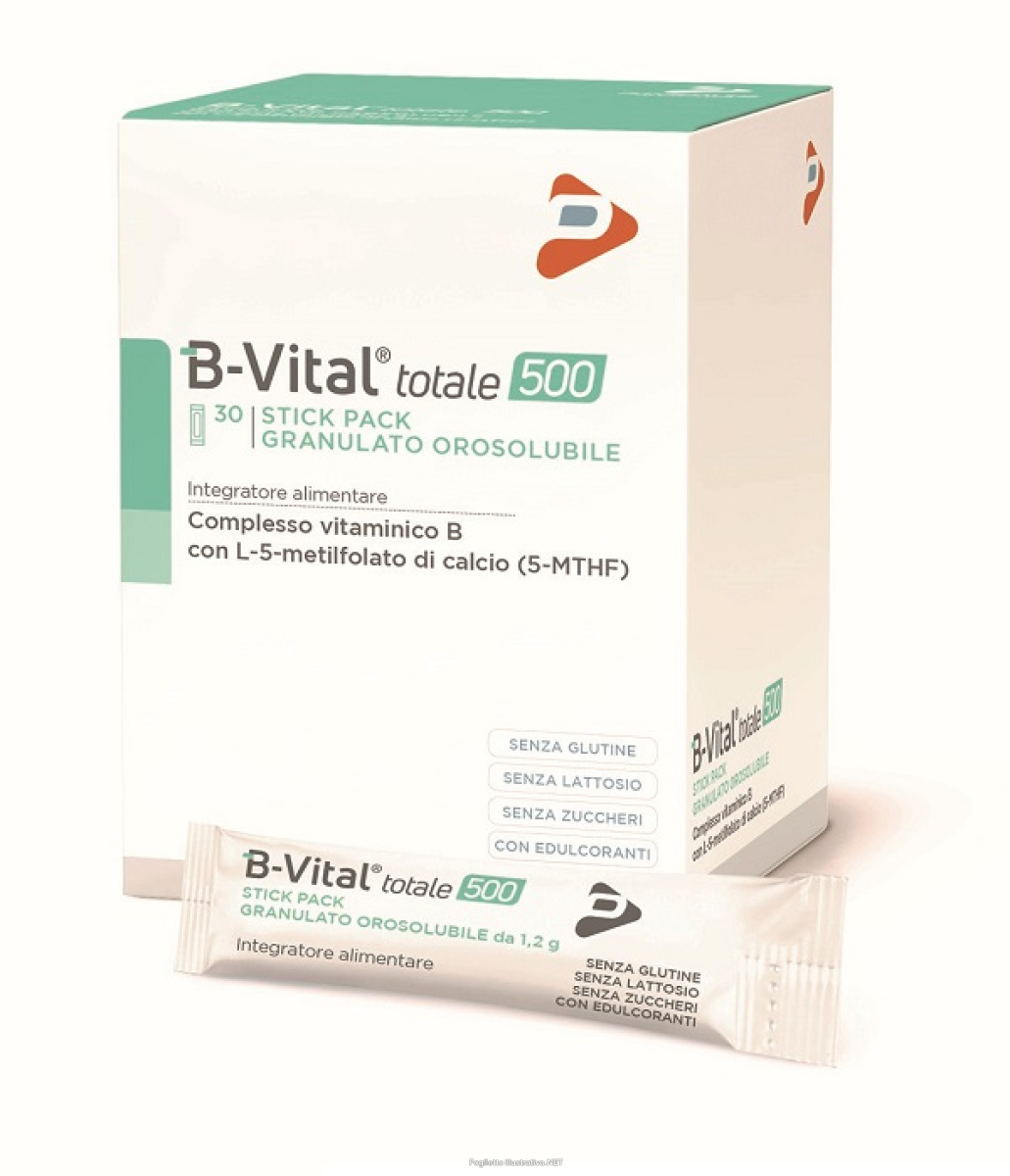 Trova Offerte di b-vital totale 500 integratore a base del complesso vitaminico b granulato orosolubile 30 stick pack e compra online