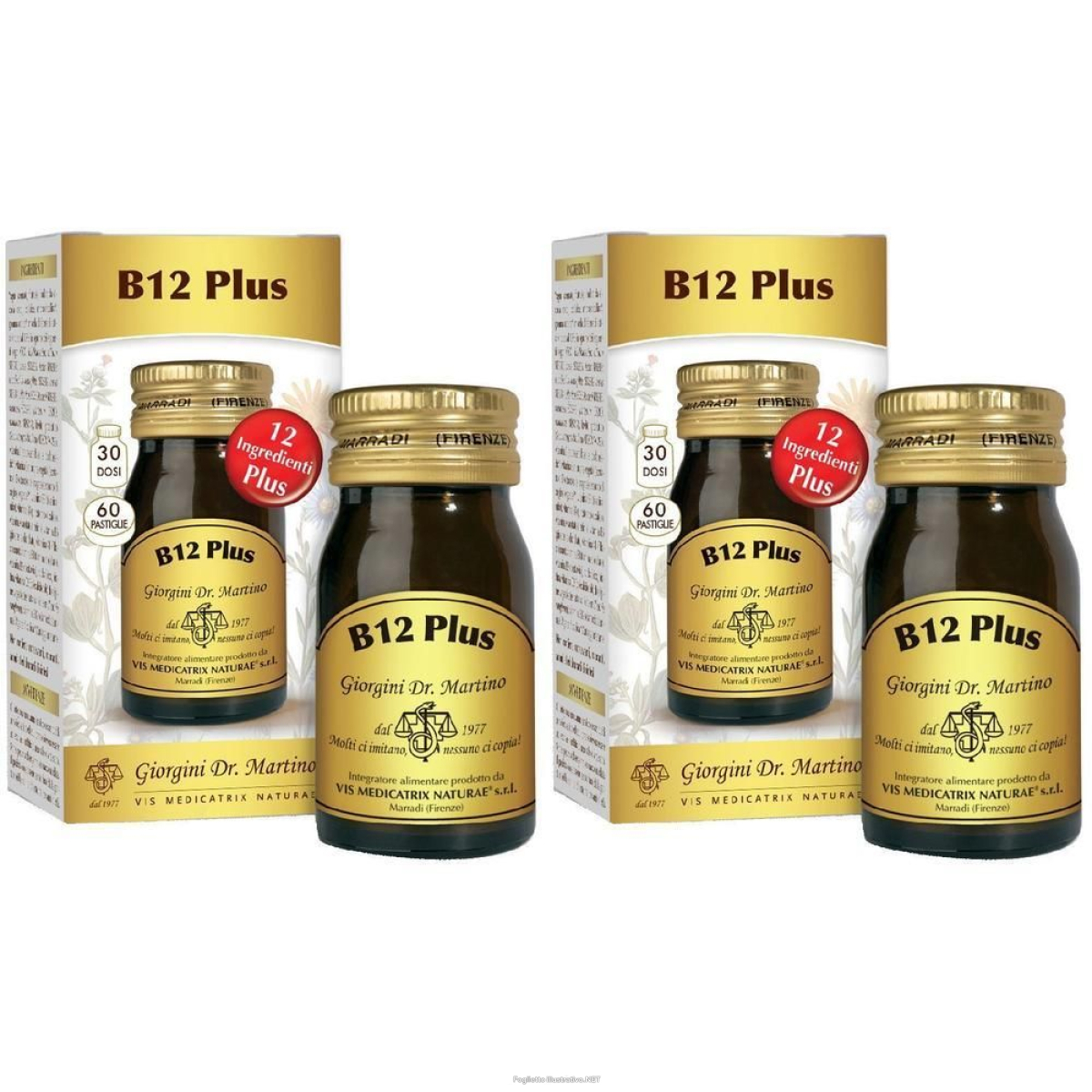 Trova Offerte di b12 plus 60 pastiglie 2x60 pz e compra online