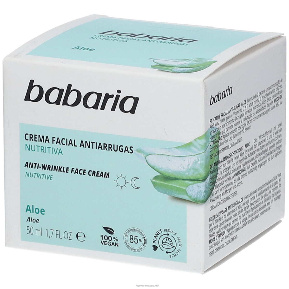 Trova Offerte di babaria crema viso antirughe naturale all'aloe vera 50 ml e compra online